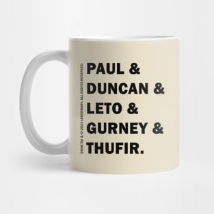 Dune name list Mug